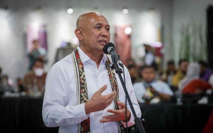 MenkopUKM Teten Masduki saat acara Cerita Kriya di Bali