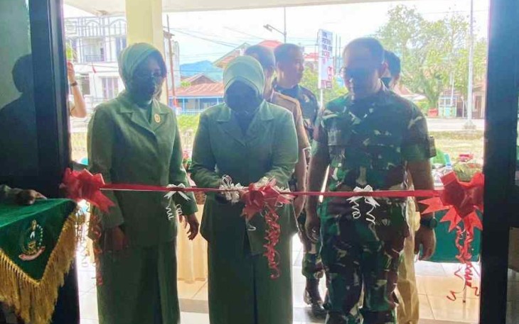 Peresmian Posbindu PTM Kodim 1418/Mamuju
