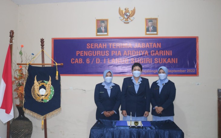 Pengurus Pia Ardhya Garini Cabang 6 Daerah I Lanud Sugiri Sukani