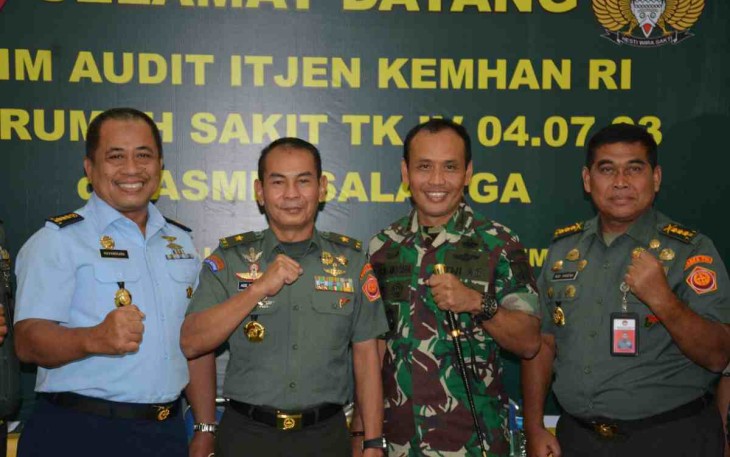 Tim audit Kemhan didampingi Danrem 073/Mkt