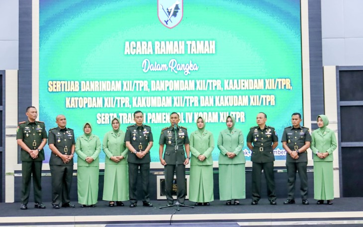 Sertijab dan acara tradisi  Kodam XII/TPR