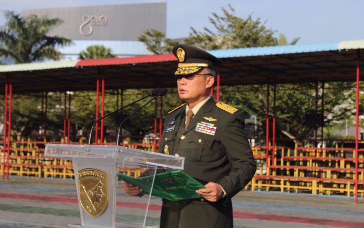 Peringatan hari kesaktian Pancasila di Kodam XII/TPR