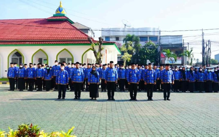 Peringatan Hari Kesaktian Pancasila di Kanwil Kemenkumham Banten, Sabtu (1/10)
