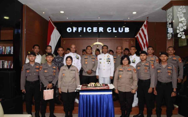 Foto bersama jajaran Polres Jakarta Utara. Rabu (5/10)