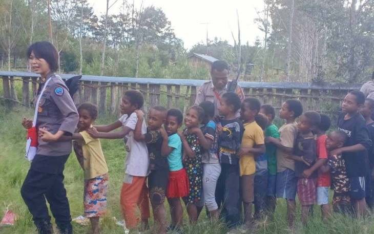 Program Si Ipar membuat kembali ceria anak anak Kabupaten Jayawijaya 