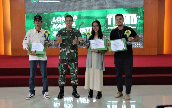 Juara LKJ TMMD Ke 114 Kodim 0906/Kutai Kartanegara 