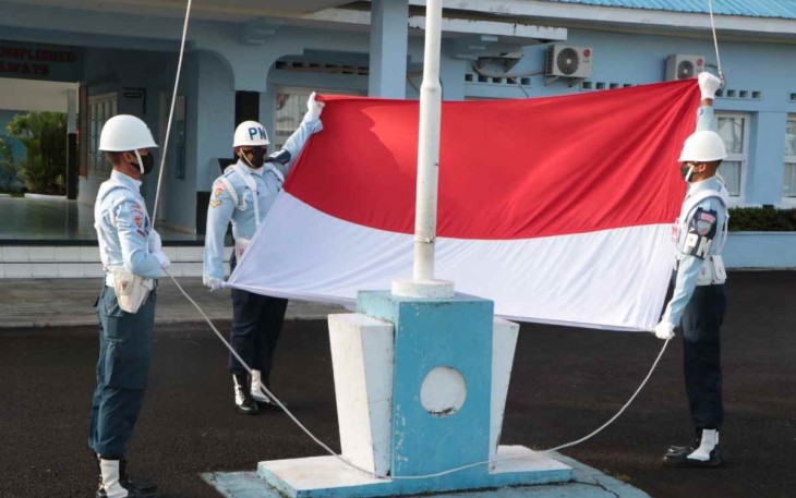 Upacara bendera 17-an Lanud Sutan Sjahrir 
