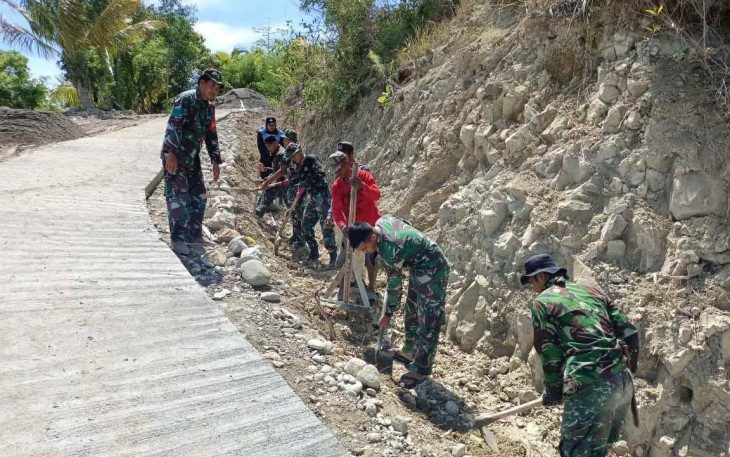Pembangunan jalan TMMD 