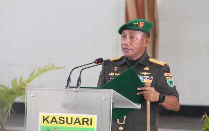 Pangdam Kasuari Mayjen TNI Gabriel Lema 