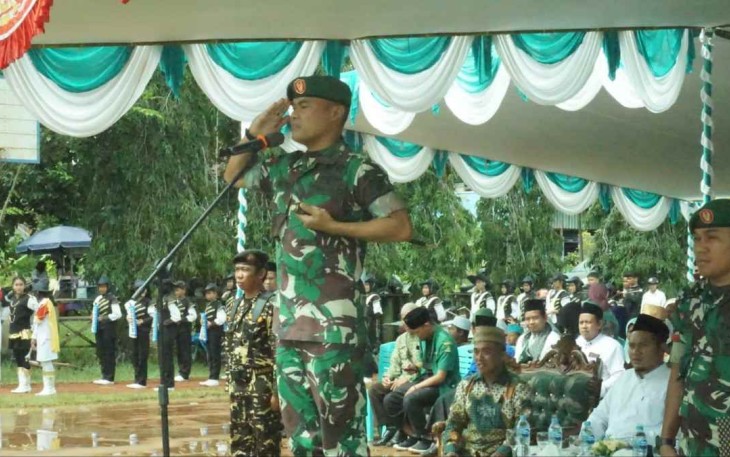Upacara hari Santri di wilayah Kodim 1206/Psb