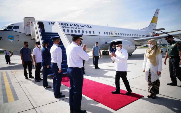 Wapres RI KH Ma'ruf Amin bertolak ke Yogyakarta 