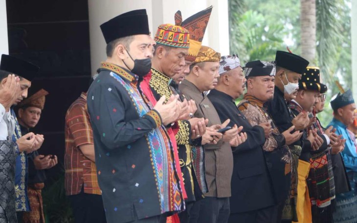 Pakaian adat Aceh warnai peringatan Hari Sumpah Pemuda Ke-94 di Pemko Medan