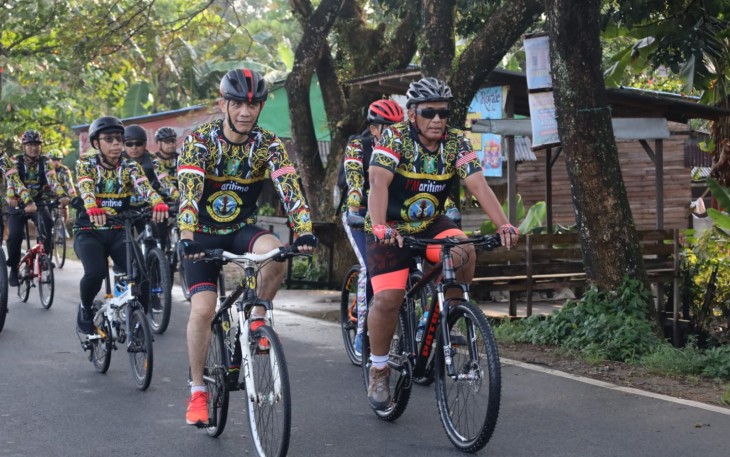 Gowes prajurit Lantamal XII/Pontianak 