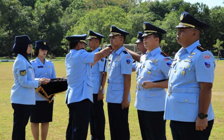 Dandepohar 20 Kolonel Lek Agus Himawan saat sertijab