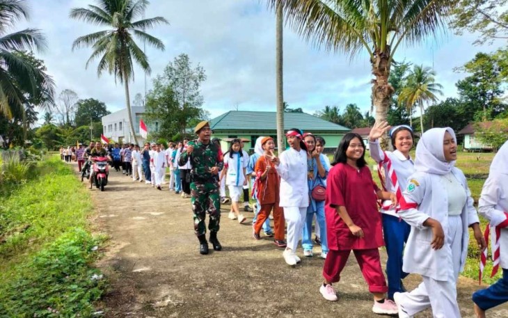 Pawai Budaya di Perbatasan 
