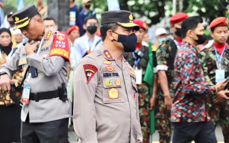Kapolda Jateng Irjen Pol Ahmad Luthfi saat pengamanan Muktamar Muhammadiyah 