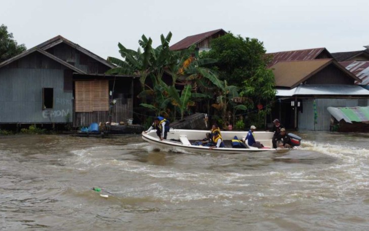 Pencarian warga tenggelam di sungai