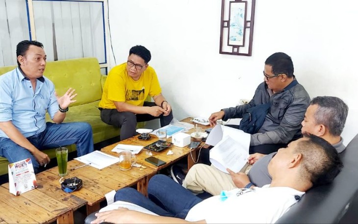 Rapat persiapan kegiatan HUT ke-3 JMSI di provinsi Sumatera Utara