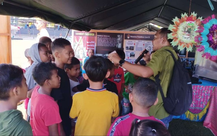 Animo masyarakat mengunjungi pameran UMKM Kodam Kasuari 