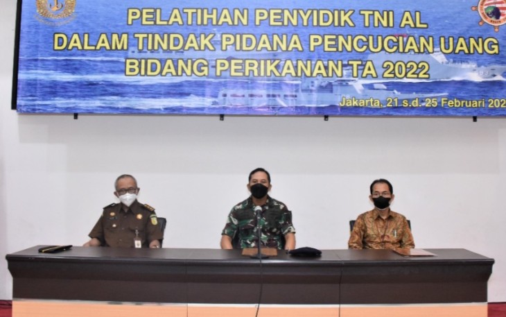Pelatihan penyidik tindak pidana pencucian uang dalam bidang perikanan TA. 2022