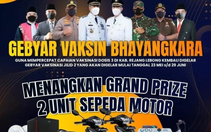 Gebyar vaksinasi Bhayangkara Jilid II bertabur hadiah.