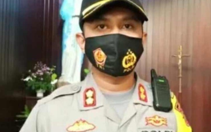 AKBP Arman SIK., M.Si., saat menyampaikan keterangan pers sinergitas bersama media di Polres Sampang