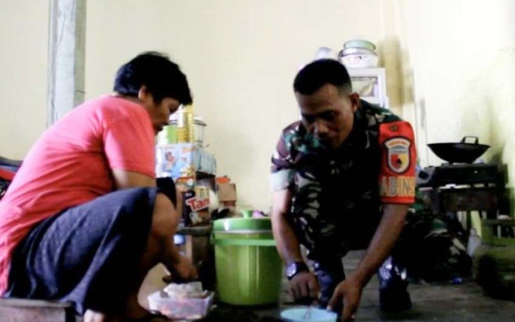 Program Babinsa Masuk Dapur Kodim Madiun