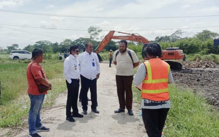 Kadiv Keimigrasian Ujo Sujoto tinjau persiapan pembangunan gedung Kanim Serang