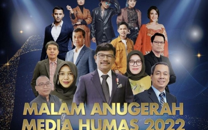 Malam anugerah media humas 2022 di Yogyakarta 
