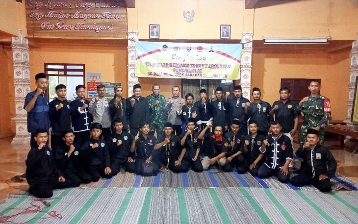 Cangkrukan Kamtibmas Perguruan Pencak Silat