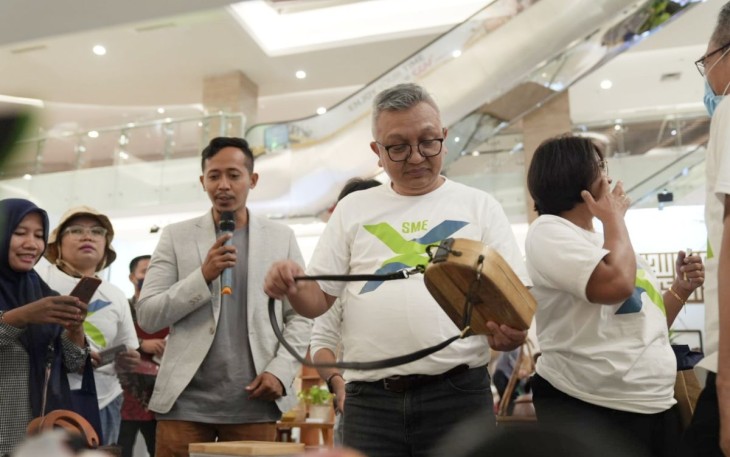 Hanung Harimba Rahman saat acara SMEX-2022 di Yogyakarta, Kamis (8/12)