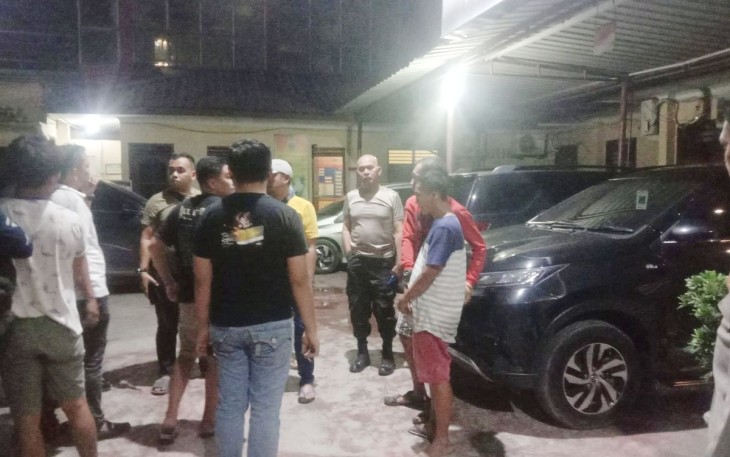 TKP penggrebekan Narkoba di Jalan Kiwi, Perumnas Mandala, Medan, Kamis (22/12)