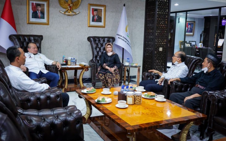 IPPAT dan NMI Jatim saat audiensi di rumah dinas Ketua DPD RI, Kuningan, Jakarta Selatan, Minggu (4/9/2022).