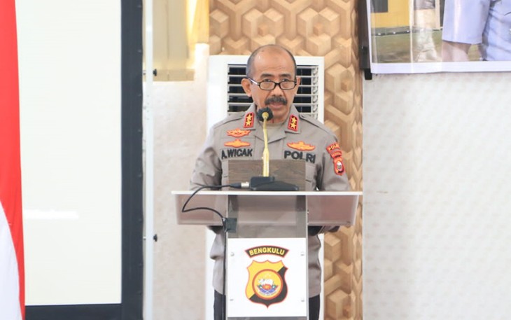 Kapolda Bengkulu Irjen Pol Drs. Agung Wicaksono, M.Si