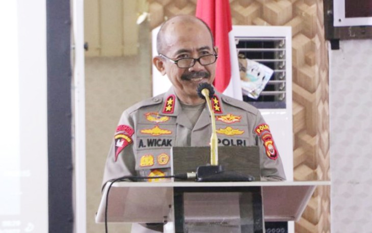 Kapolda Bengkulu saat Buka Pembekalan-Pelatihan PNS dan Polri Jelang Purna Tugas