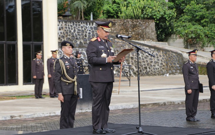 Kapolda Bengkulu saat Pimpin Upacara Hari Pahlawan