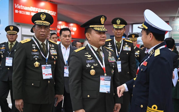 Kasad saat Hadiri Pameran Pertahanan Internasional di Hanoi Vietnam