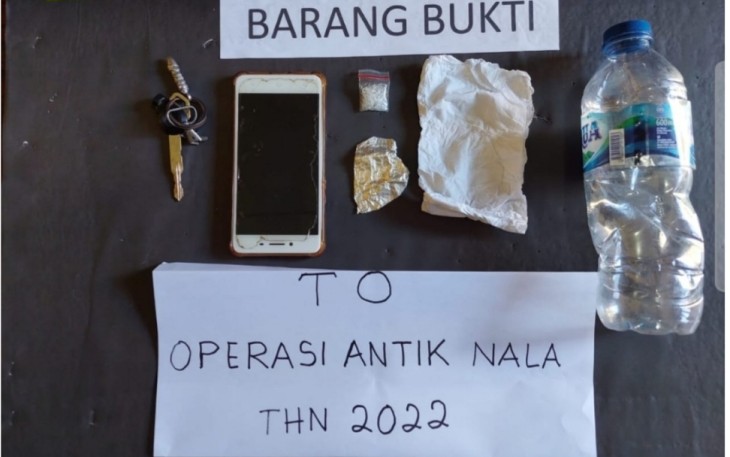 Barang Bukti saat diamankan