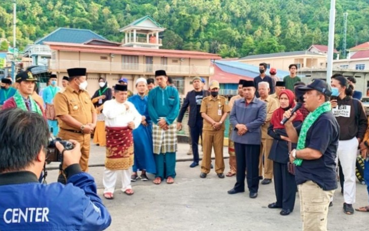 Kafilah Bintan Disambut Pemerintah kabupaten Anambas