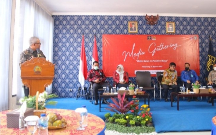 Media Gathering yang diselenggarakan di Kantor Imigrasi Kelas I Non TPI Tangerang.