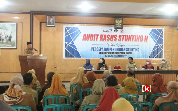Suasana Acara Audit Kasus Stunting Kabupaten Blitar ke- 2. (foto : Faisal NR / Klikwarta.com)