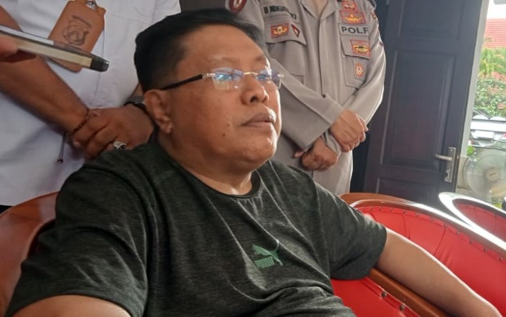 Walikota Blitar Santoso Saat Dihubungi Awak Media di Rumah Dinasnya, Selasa 13 Desember 2022.