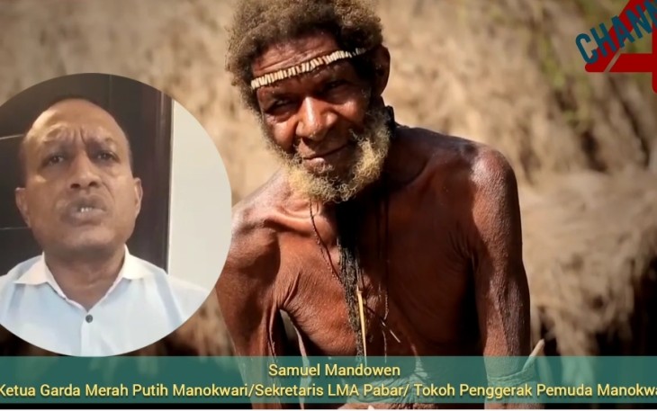 Samuel Mandowen (Ketua Garda Merah Putih/Tokoh Penggerak Pemuda Manokwari)