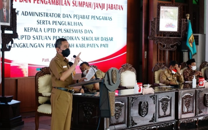 Pelantikan 62 Pejabat Struktural di lingkungan Pemkab Pati
