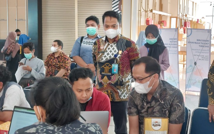 Mobile Intellectual Property Clinic (MIC) atau Klinik Kekayaan Intelektual Bergerak Wilayah Serang Raya.Jumat, (29/07).