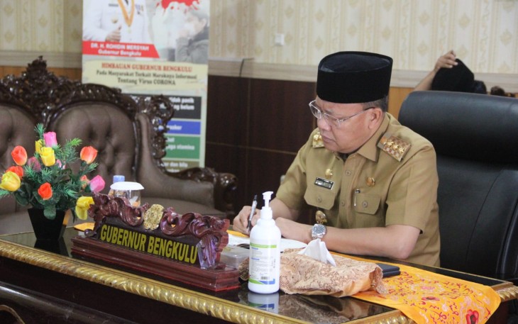 Gubernur Bengkulu Rohidin Mersyah