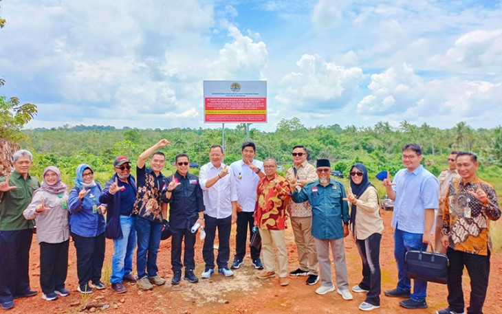 Komisi IV DPR RI saat Tinjau Lahan Ex Tambang di Kampung Gisi Kabupaten Bintan