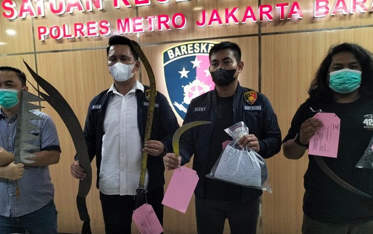 Conference Pers Polres Metro Jakarta Barat 