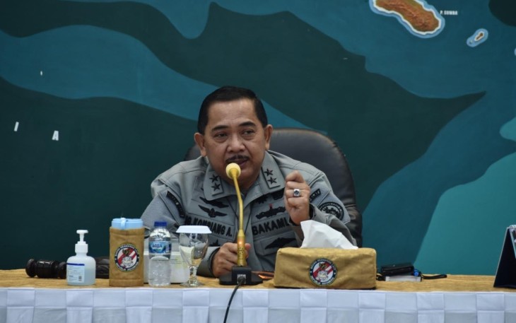 Deputi Operasi dan Latihan (Opslat) Bakamla RI Laksda Bakamla I Gusti Kompiang Aribawa 