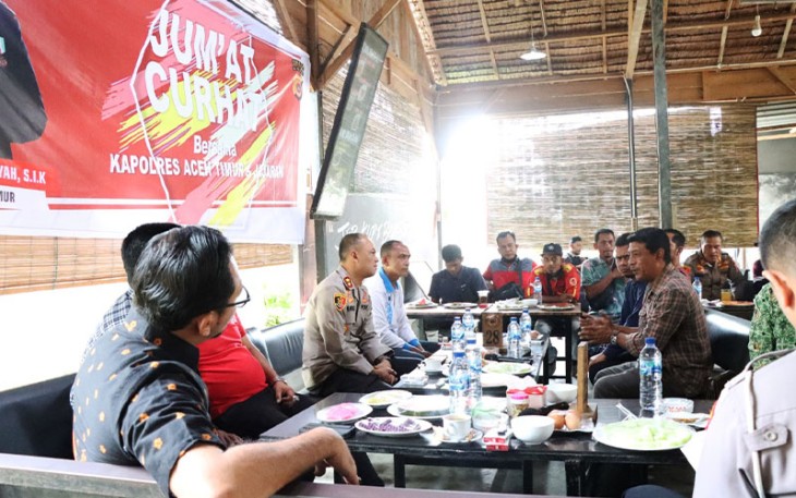  Kapolres Aceh Timur Dengar Keluhan dan Aspirasi Warga